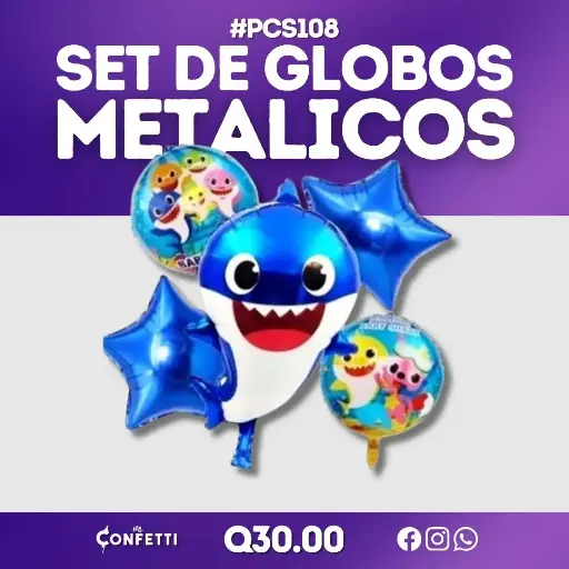 Set de 5PCS Baby Shark #PCS108