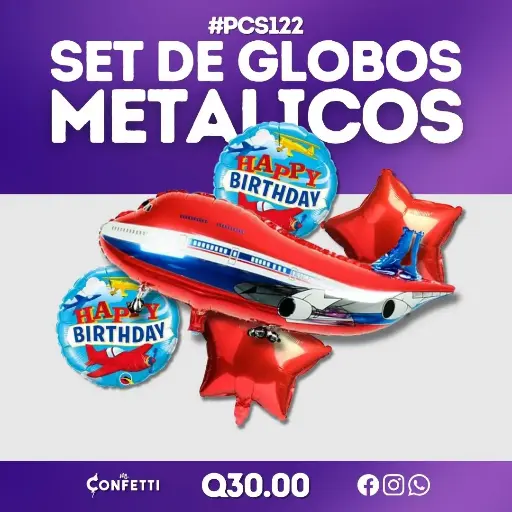 Set de 5PCS Avión #PCS122