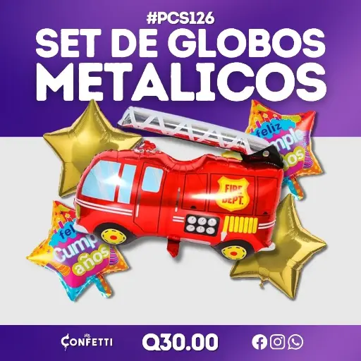 Set de 5PCS Bombero #PCS126