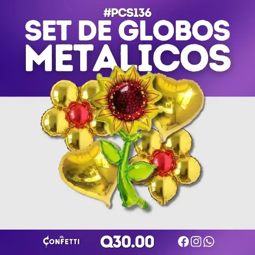 Set de 5PCS Girasol #PCS136