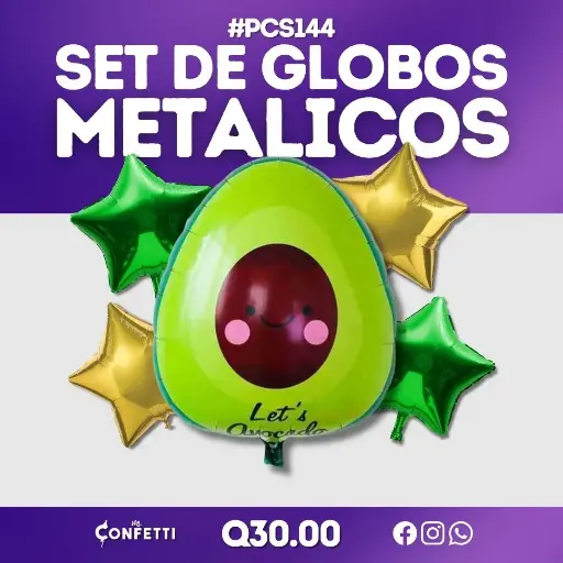 Set de 5PCS Aguacate #PCS144