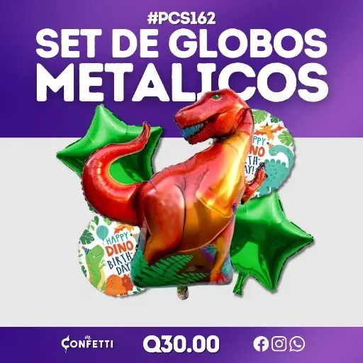 Set de 5PCS Dinosaurio #PCS162