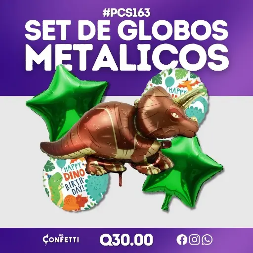 Set de 5PCS Dinosaurio #PCS163