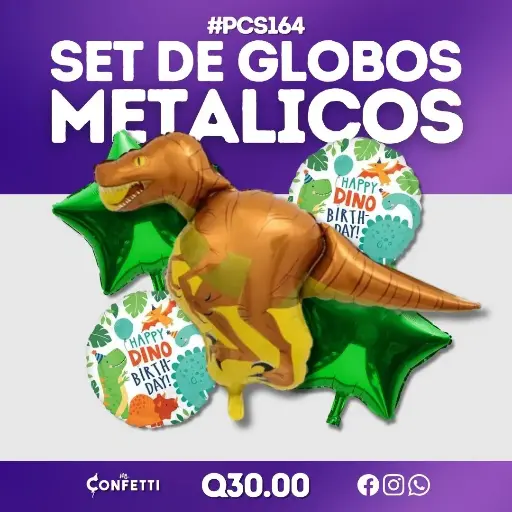 Set de 5PCS Dinosaurio #PCS164
