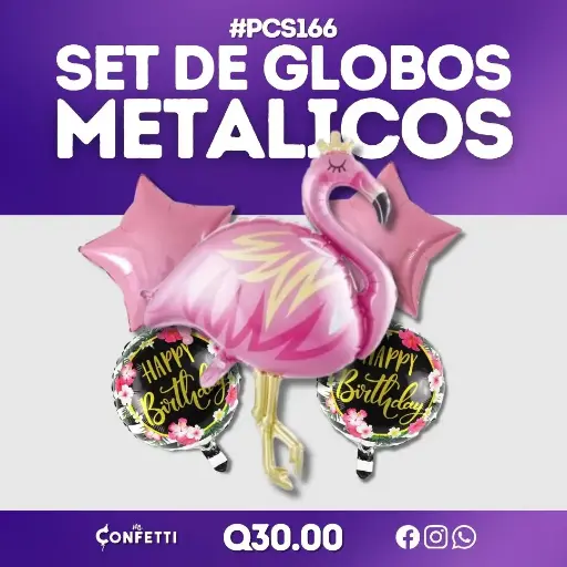 Set de 5PCS Flamenco #PCS166