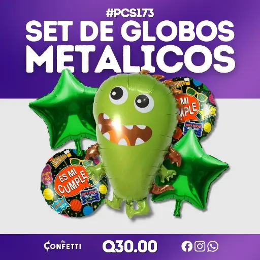 Set de 5PCS Monstruo #PCS173