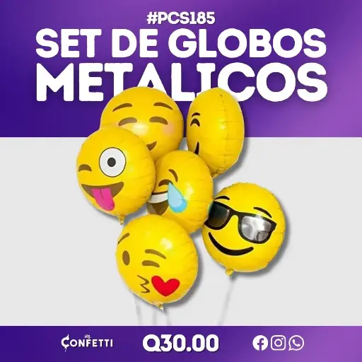 Set de 5PCS Emojis #PCS185