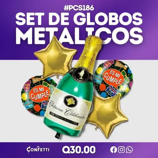 Set de 5PCS Botella de celebración #PCS186