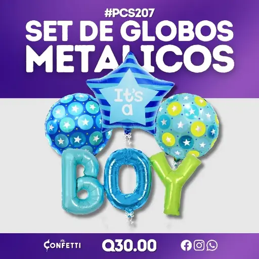 Set de 5PCS ITS A BOY #PCS207
