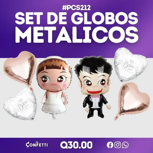 Set de 5PCS Novios #PCS212