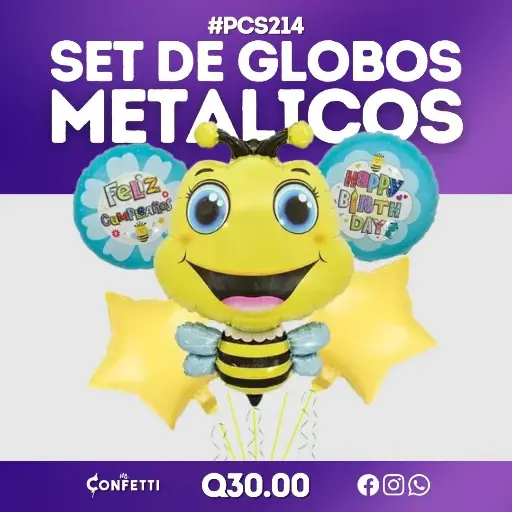 Set de 5PCS Abejita Chiquitita #PCS214