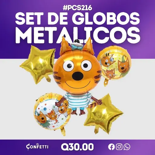 Set de 5PCS Kid e Cat #PCS216