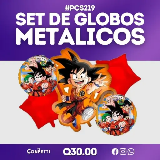 Set de 5PCS Goku #PCS219