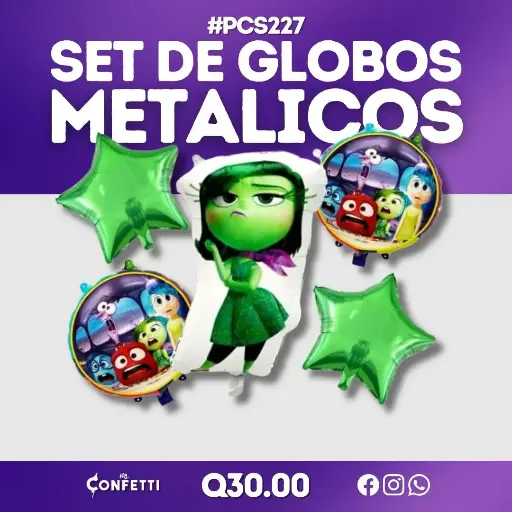 Set de 5PCS Intensamente Desagrado #PCS227