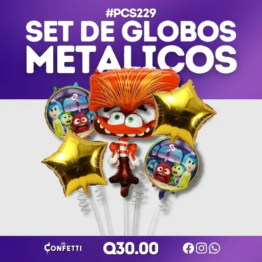 Set de 5PCS Intensamente Ansiedad #PCS229