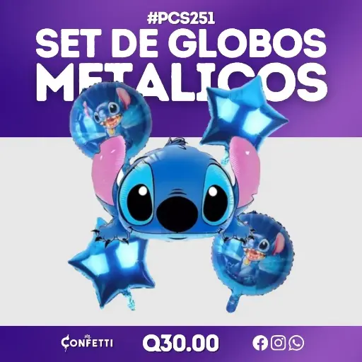 Set de 5PCS Stich #PCS251